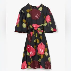 NEW Kate Spade Just Rosy Tie Waist Dress $358 MSRP